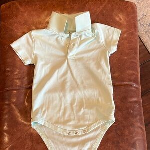 Light green polo, 9 months